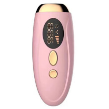 (Rosa) Dispositivo de depilación con IPL para la cara, axilas y línea de bikini