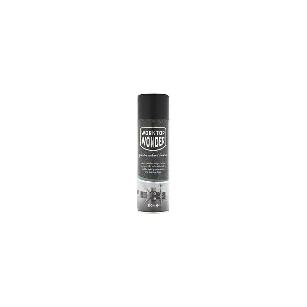 lakeland Worktop Wonder Hard Surface Cleaner 500ml For Granite Marble Stone & Stainless Steel