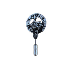 MacDonald of the Isles Clan Crest Pewter Cap Lapel Tie Pin