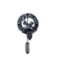 MacDougall Clan Crest Pewter Cap Lapel Tie Pin