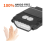 Solar Mountaineering Cap Clip Light - USB Rechargeable - Wave Sensor Headlamp - Built-in Magnetic(Black) 2