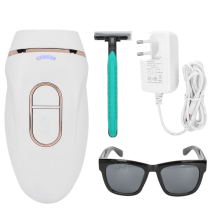 Máquina de Remoção de Pelos Ipl 600.000 Flashes Ferramenta de Remoção de Pelos de Corpo Inteiro para Mulheres Casa 110-240V Branco