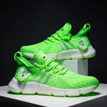 (Green, UK5.5=EUR39) Mens Womens Gym Trainers Casual Sports Athletic Running Shoes Sneakers Size 3-10