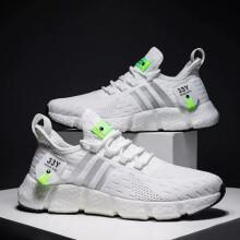 (White, UK9=EUR44) Mens Womens Gym Trainers Casual Sports Athletic Running Shoes Sneakers Size 3-10