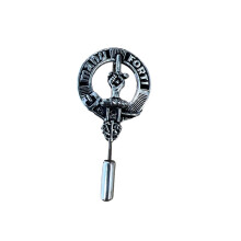 MacKay Clan Crest Pewter Cap Lapel Tie Pin