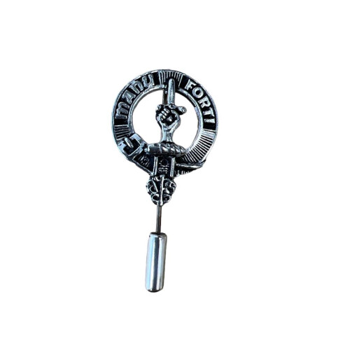 MacKay Clan Crest Pewter Cap Lapel Tie Pin