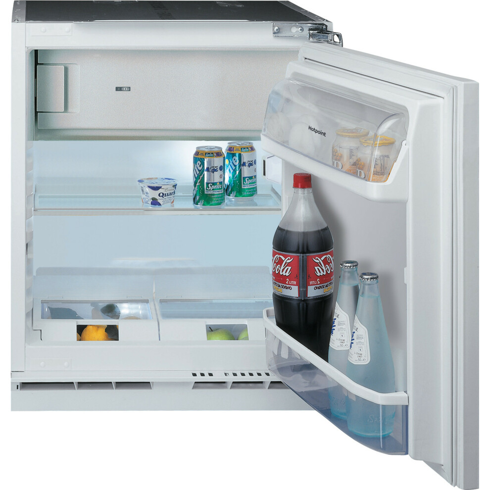 Hotpoint HBUF011.UK Integrated Upright Fridge - White - E Rated