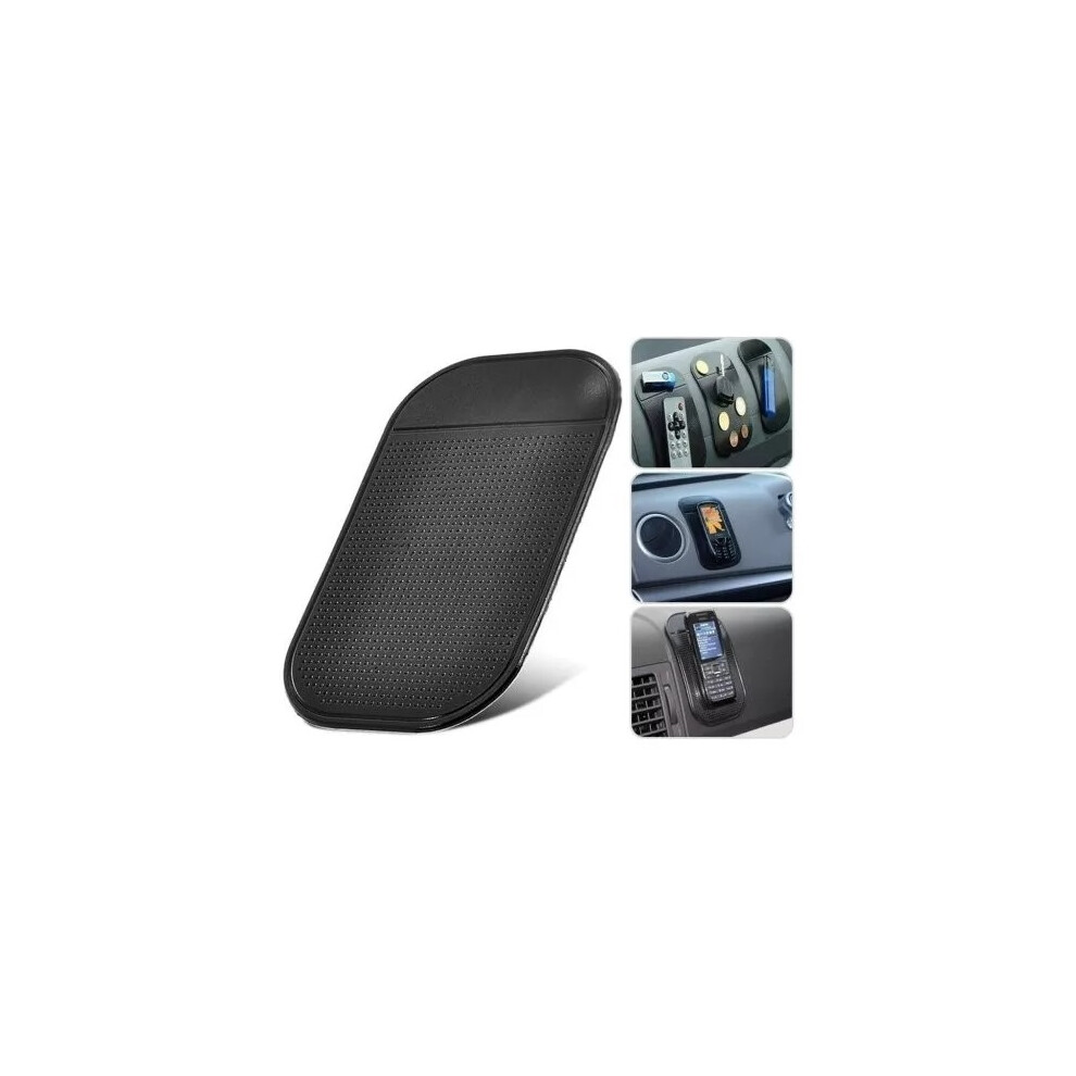 (6 Pack) Car Dashboard Non Slip Grip Smartphone Sticky Holder Mat Black 5055546022882