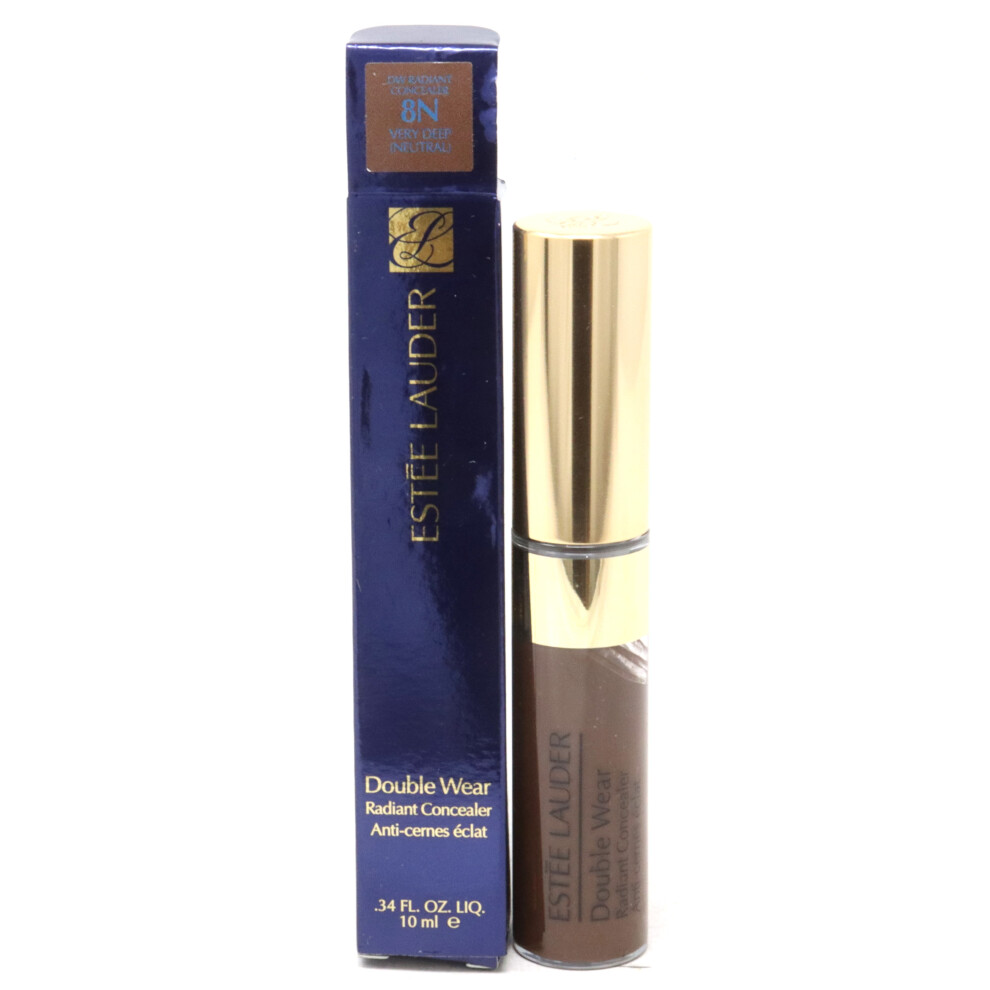 (8N Very Deep(Neutral)) Estee Lauder Double Wear Radiant Concealer  0.34oz/10ml New With Box
