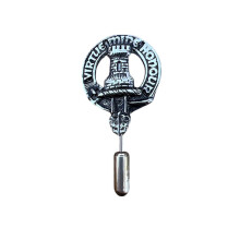 MacLean Clan Crest Pewter Cap Lapel Tie Pin