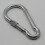 (12MM) Locking Carabiner Clip Snap Hook Zinc Plated 4