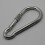 (12MM) Locking Carabiner Clip Snap Hook Zinc Plated 5