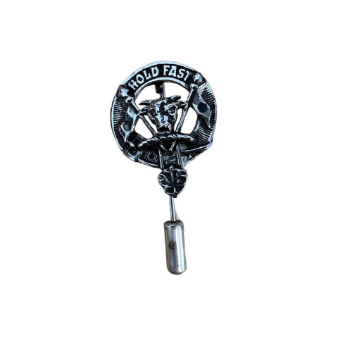 MacLeod Clan Crest Pewter Cap Lapel Tie Pin