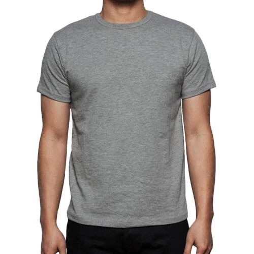 (5 Pack - Grey, XL) Mens Plain T Shirts Short Sleeve Summer Top 5 Pack 2
