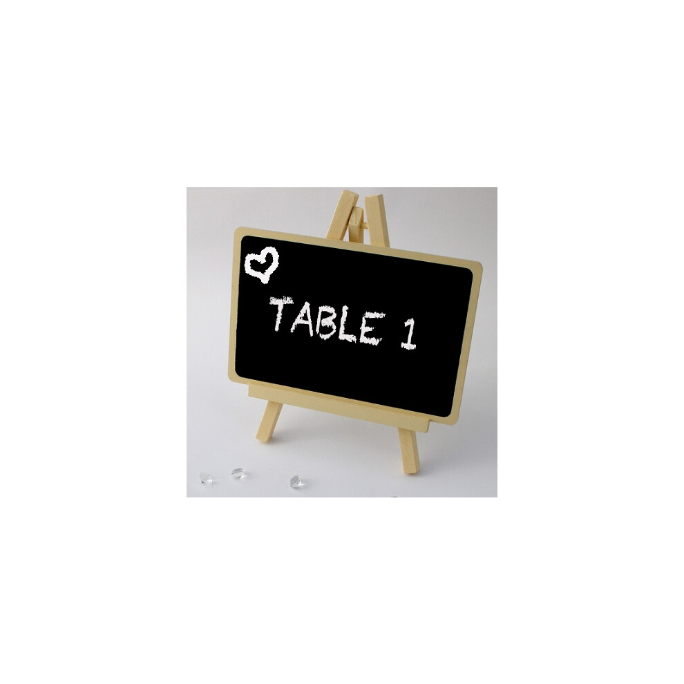 Large Table Blackboard & Easel - Ivory Coloured