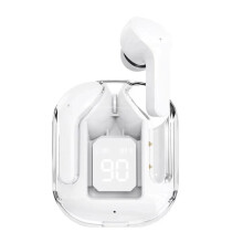 (White) Earphone Wireless Bluetooth Headphones Sport Gaming Headsets Noise Reduction