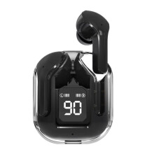 (Black) Earphone Wireless Bluetooth Headphones Sport Gaming Headsets Noise Reduction