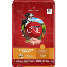 Purina ONE Chicken and Rice Formula Dry Dog Food - 16.5 lb. Bag