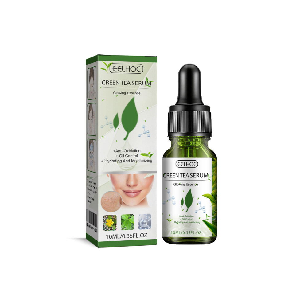 Srj Star Green (10Ml) Tea Pore Shrinking Essence Hydrates, Rejuvenates And Gently Shrinks Fine Pores