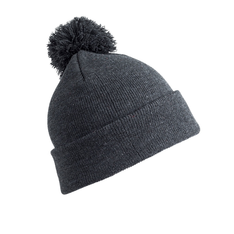 (One Size, Grey) Result Childrens/Kids Pom Pom Beanie