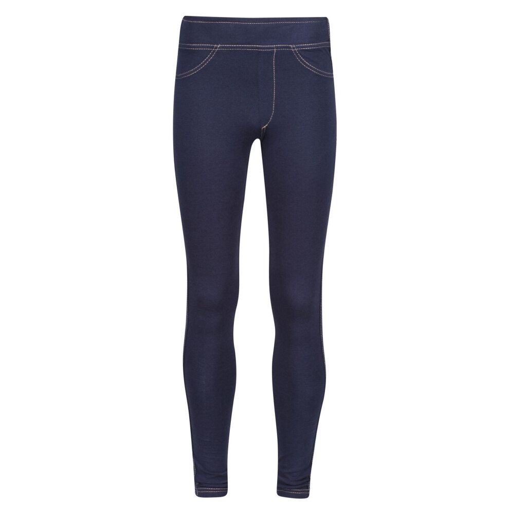 (3 Years, Indigo Denim) Regatta Girls Abbeline Leggings