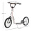 Homcom HOMCOM 90-96cm Kids Kick Scooter w/ Adjustable Handlebar Inflatable Wheels White 2