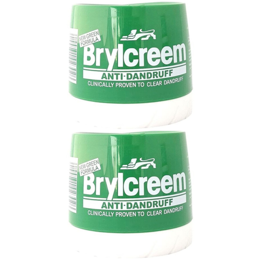 Brylcreem Anti-Dandruff 75ml - Moisturising Hairdressing Cream is For Smart Healthy-Looking Hair ( Pack Of 2 )