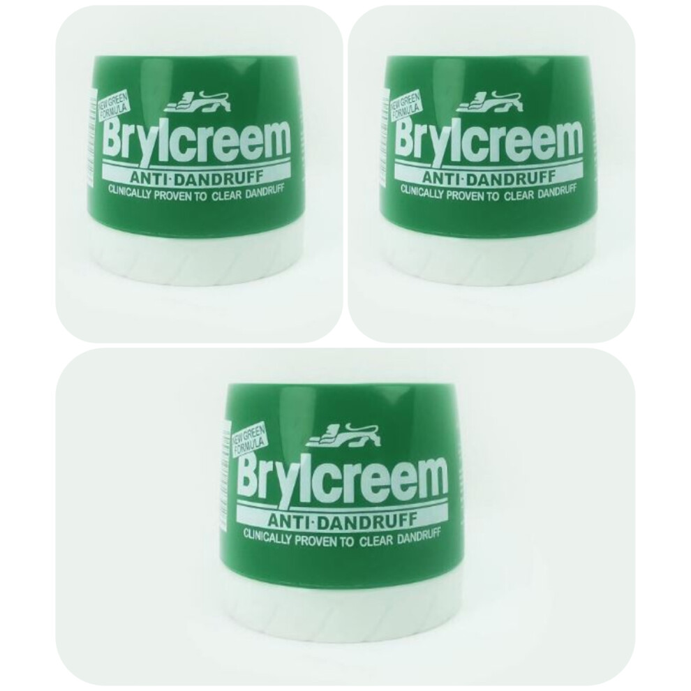 Brylcreem Anti-Dandruff Non-Greasy Styling Cream For Dandruff Control & Scalp Health 140ml (Pack Of 3)