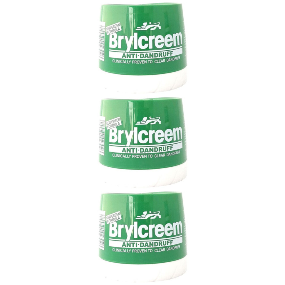 Brylcreem Anti-Dandruff Moisturising Hairdressing Cream For Smart Healthy-Looking Hair, Dandruff Control & Scalp Health 75ml (Pack Of 3)