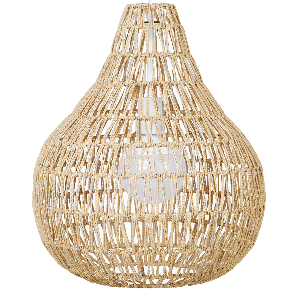 Pendant Lamp MOLOPO Paper Rope Sand Beige