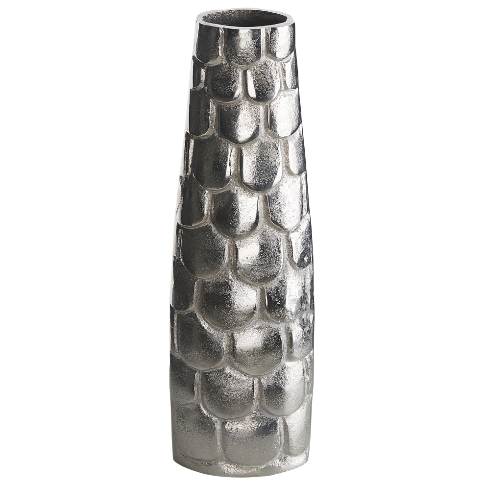 Flower Vase SUKHOTHAI Metal 47 cm Silver