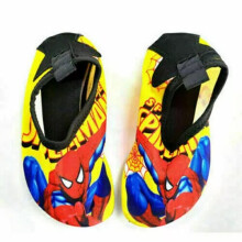 (13 kids, Aqua sock-Yellow Spiderman) Womens Mens Water Shoes Aqua Shoes Beach Swim Barefoot Non Slip Surfing Size UK