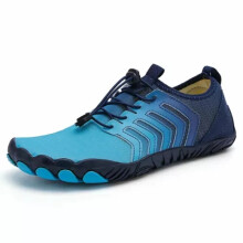 (3, 3# Blue) Womens Mens Water Shoes Aqua Shoes Beach Swim Barefoot Non Slip Surfing Size UK