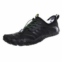 (7, 2# Black) Womens Mens Water Shoes Aqua Shoes Beach Swim Barefoot Non Slip Surfing Size UK