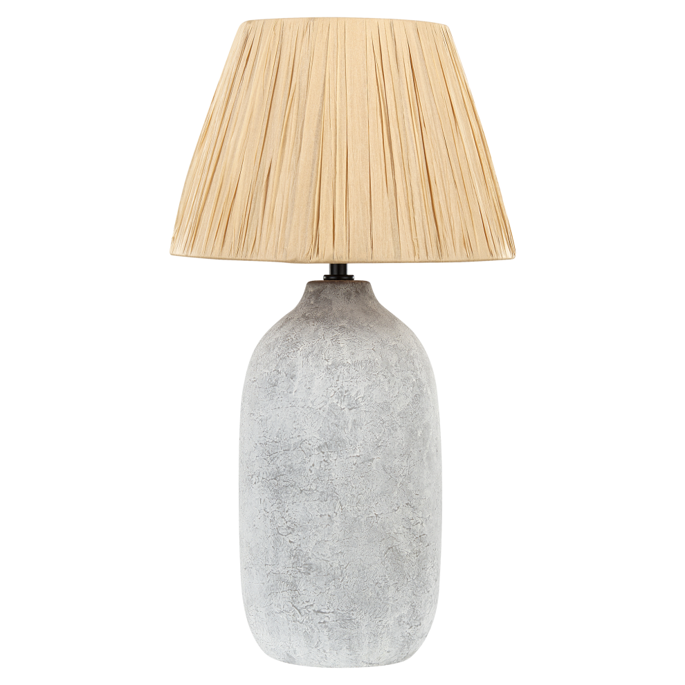 Table Lamp MATILDE Ceramic Grey
