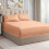 Imperial Rooms (Peach, King) Extra Deep 40CM Fitted Sheet Bed Sheets Single Double King 3