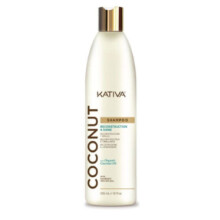 Kativa Coconut Shampoo Reconstruction & Shine With Organic Oil, Restorative Formula 300ml
