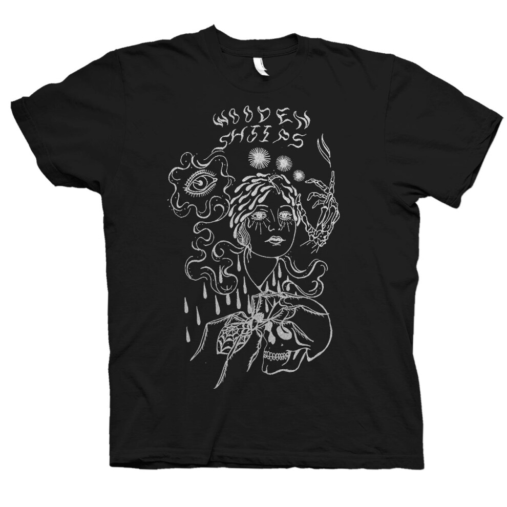 (XXXL) Wooden Shjips Pond Lady Black T-Shirt S