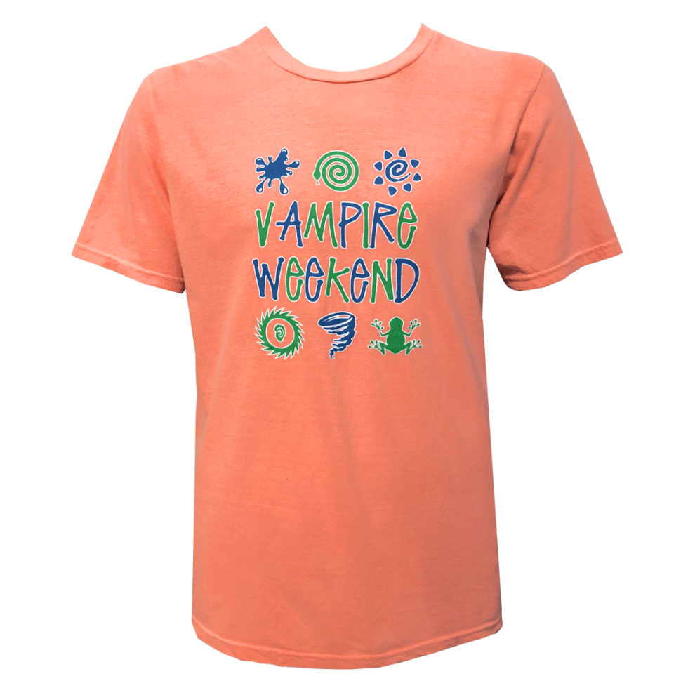 (S) Vampire Weekend Orange Hypercolor T-Shirt S