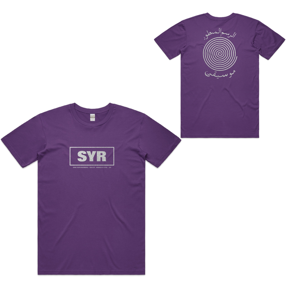 (M) Sonic Youth SYR Purple T-Shirt S