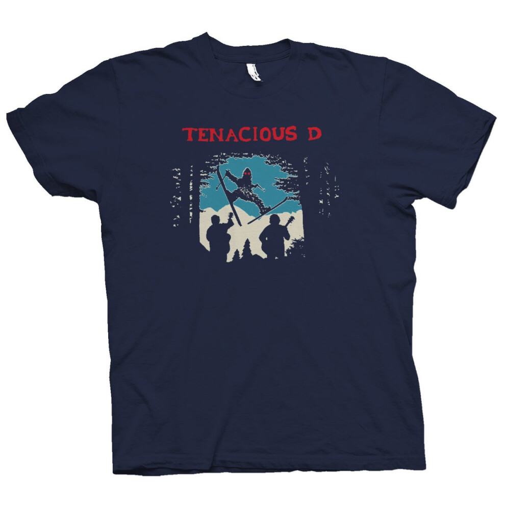 (XXXL) Tenacious D Skiing Sasquatch T-Shirt S