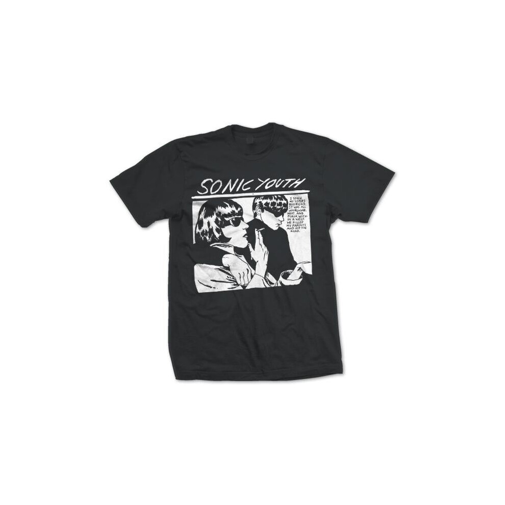 (L) Sonic Youth Black Goo T-Shirt S