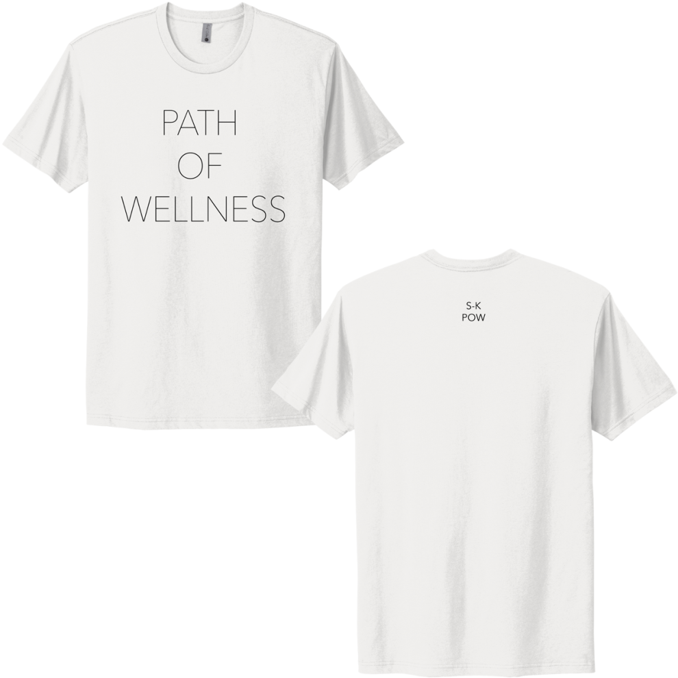 (XXXL) Sleater-Kinney Path Of Wellness T-Shirt - White T-Shirt S