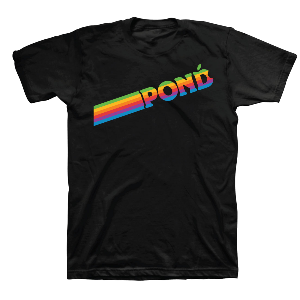 (L) Pond Rainbow Stripe T-Shirt S