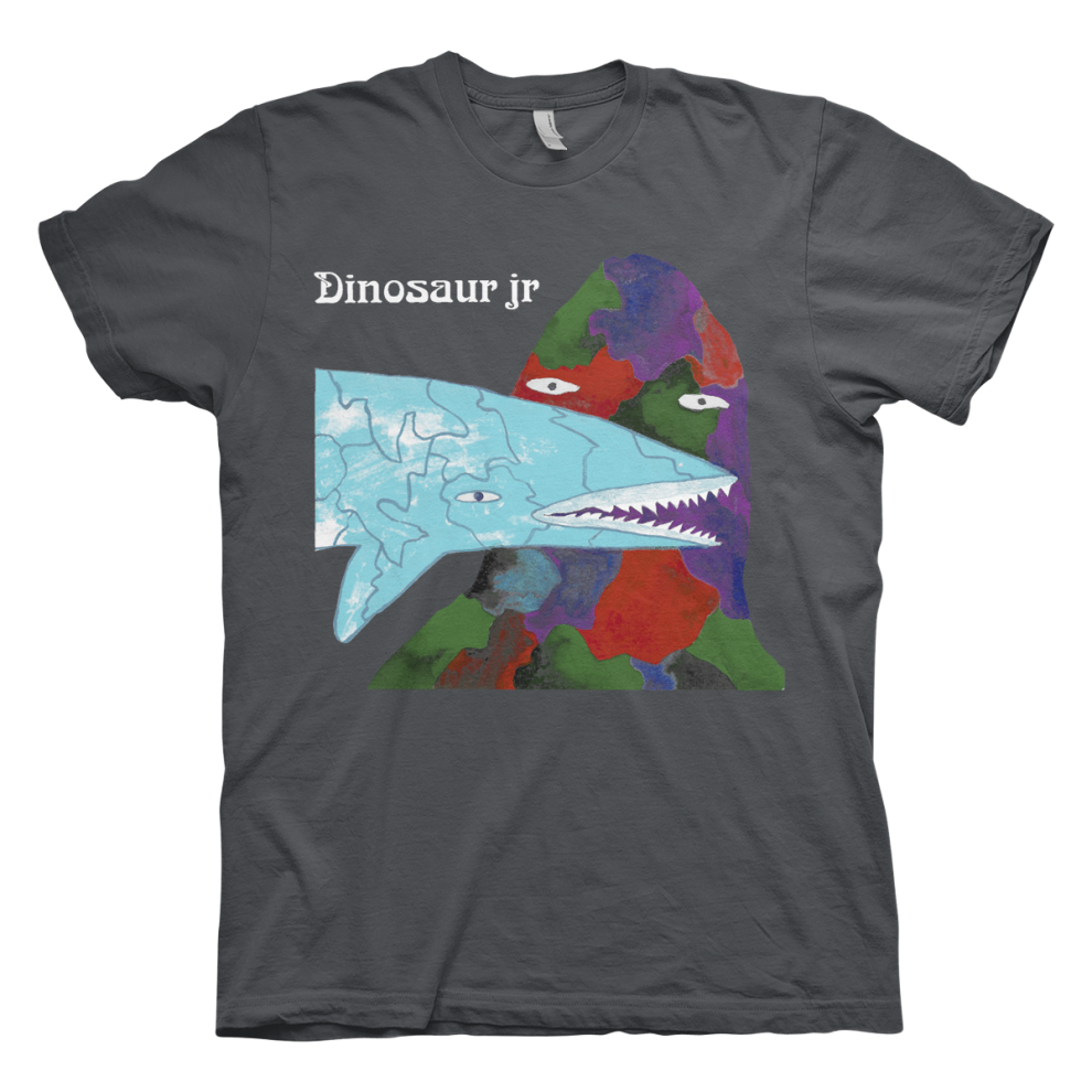 (XXL) Dinosaur Jr. Fish Dood T-Shirt S