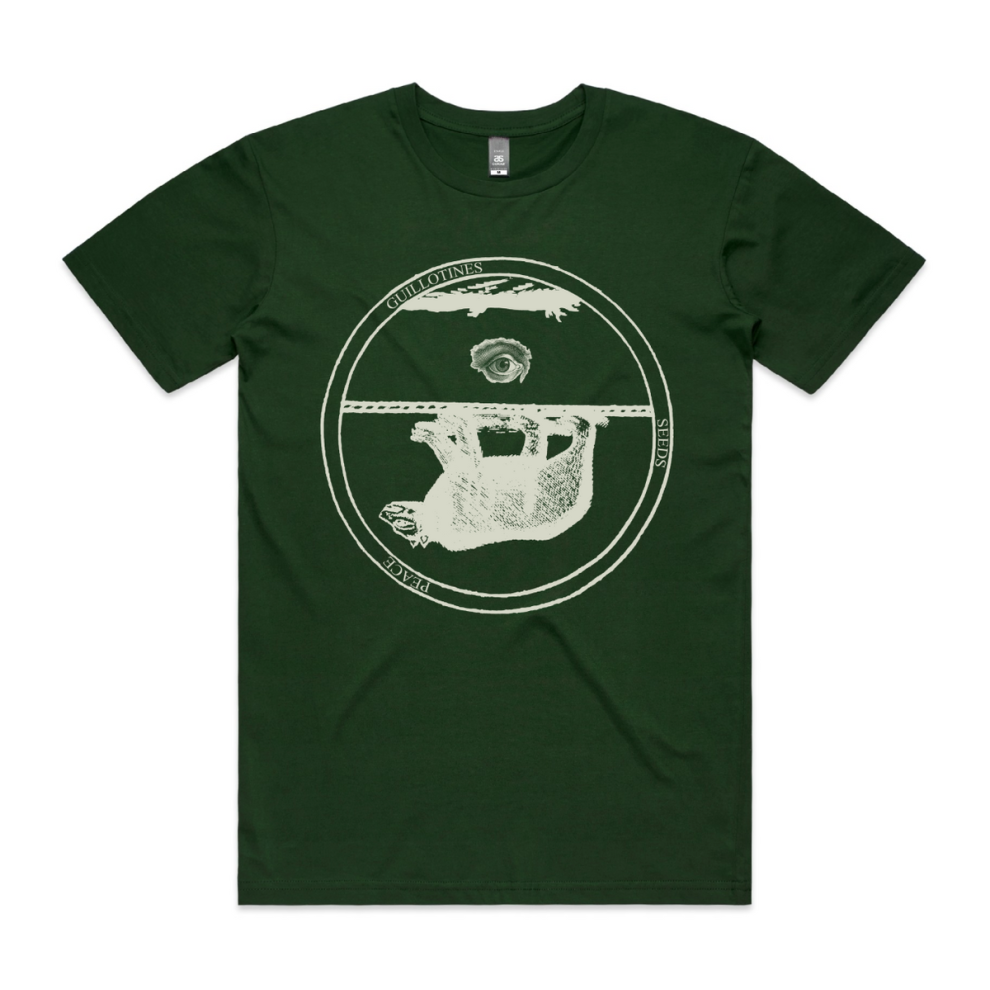 (L) Godspeed You! Black Emperor Bear Forest Green T-Shirt S