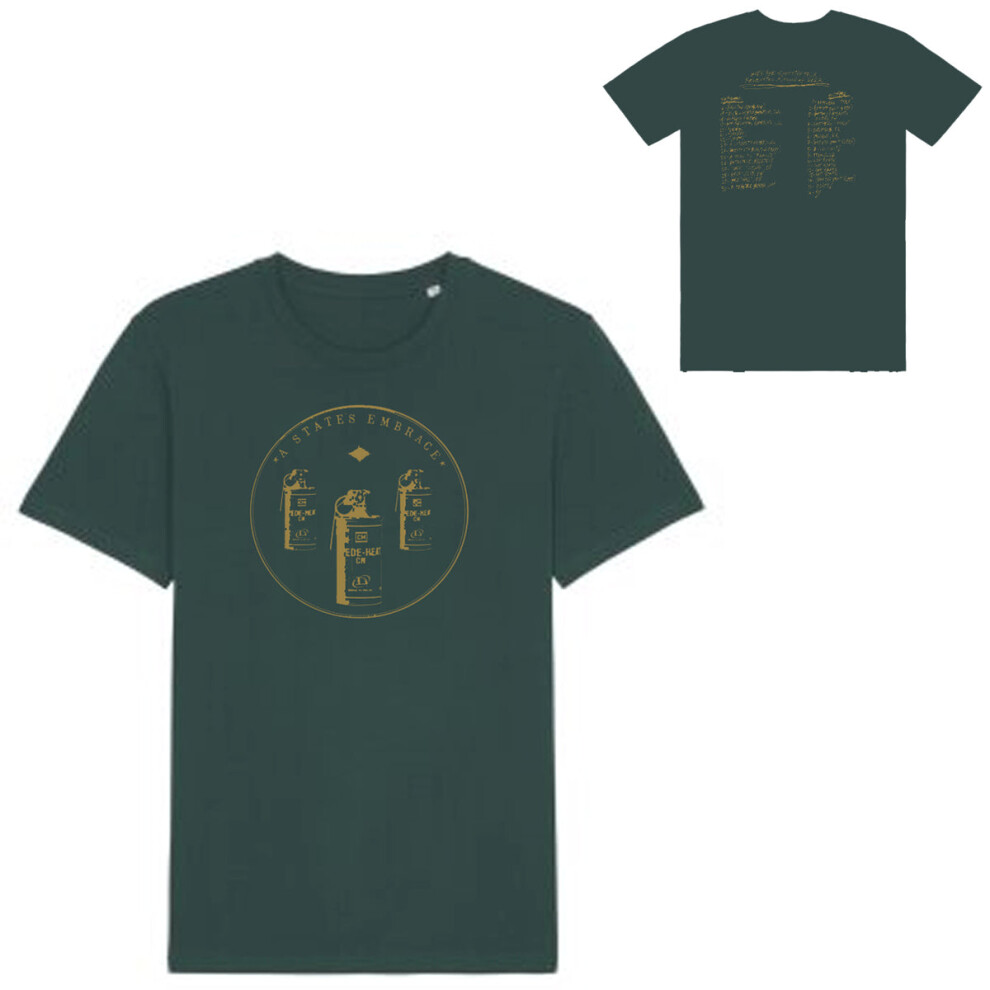 (M) Godspeed You! Black Emperor A State's Embrace Green T-Shirt S