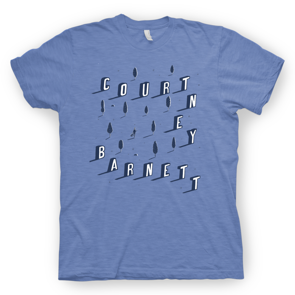 (L) Courtney Barnett Trees T-Shirt S