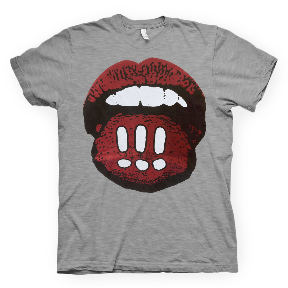 (S) !!! Mouth Grey T-Shirt S