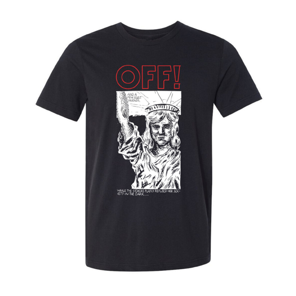 (XL) OFF! Statue Of Liberty Black T-Shirt S